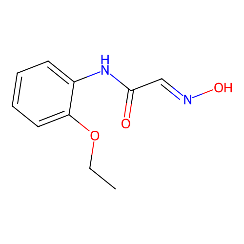 2-Ethoxyisonitrosoacetanilide structure