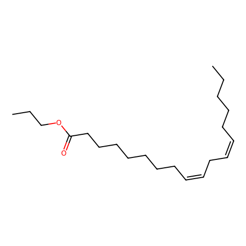 Linoleic acid propyl ester structure