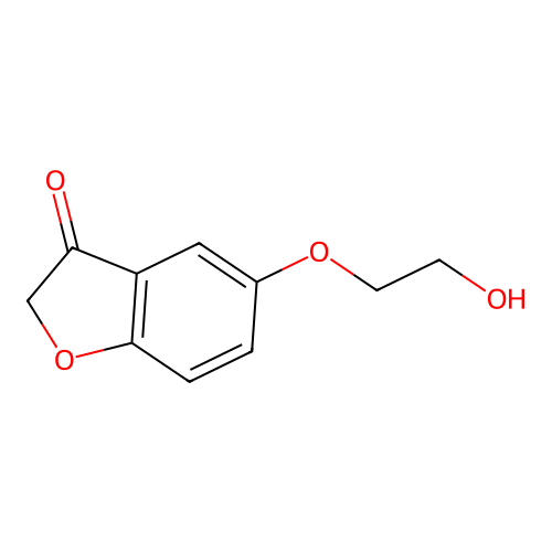 5-(2'-Hydroxyethoxy)-benzo[b]furan-3-one structure