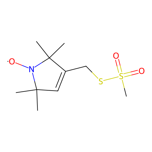 (1-oxyl-2,2,5,5-tetramethyl-Delta3-pyrroline-3-methyl)methanethiosulfonate structure