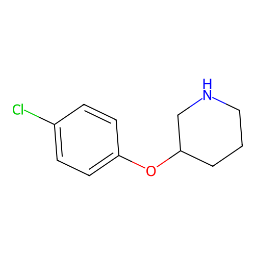 3-(4-Chlorophenoxy)piperidine structure