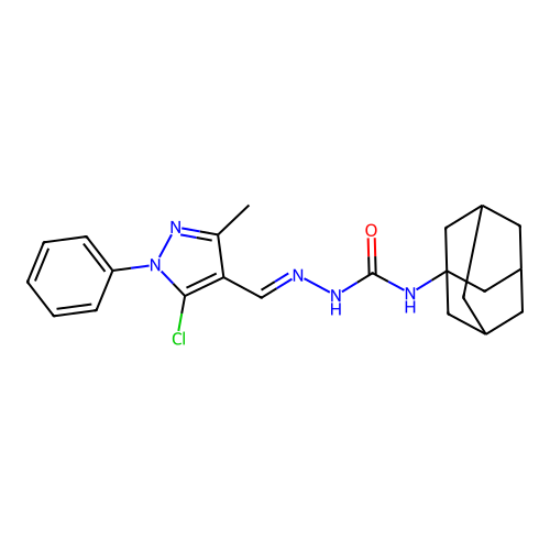 C22H26ClN5O structure