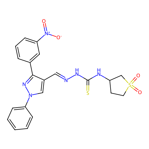 C21H20N6O4S2 structure