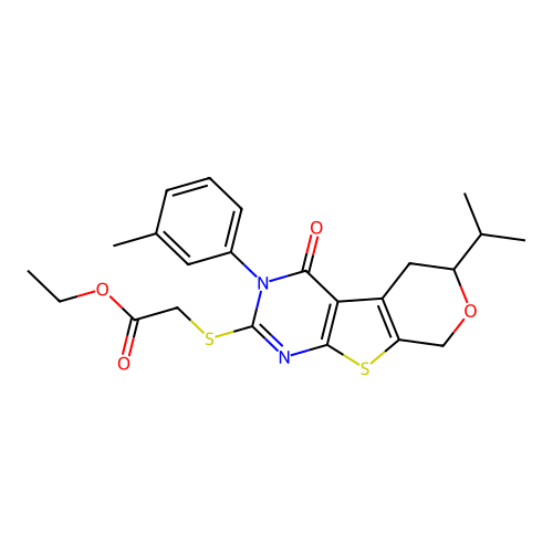 C23H26N2O4S2 structure
