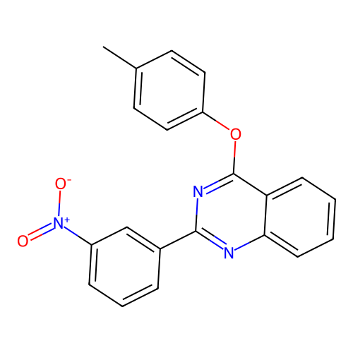 4-(4-Methylphenoxy)-2-(3-nitrophenyl)quinazoline structure