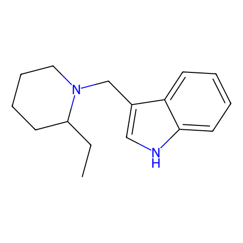 3-[(2-ethylpiperidin-1-yl)methyl]-1H-indole structure