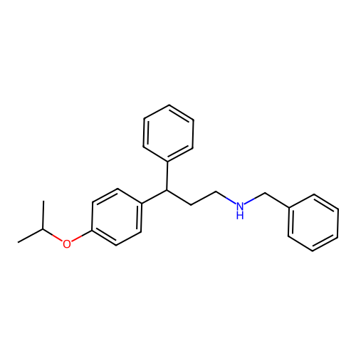 N-benzyl-3-(4-isopropoxyphenyl)-3-phenylpropan-1-amine structure
