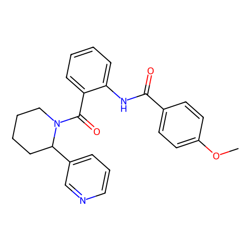 4-methoxy-N-(2-(2-(pyridin-3-yl)piperidine-1-carbonyl)phenyl)benzamide structure