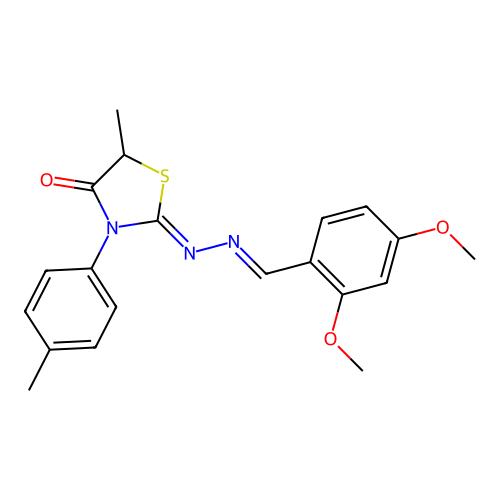 C20H21N3O3S structure