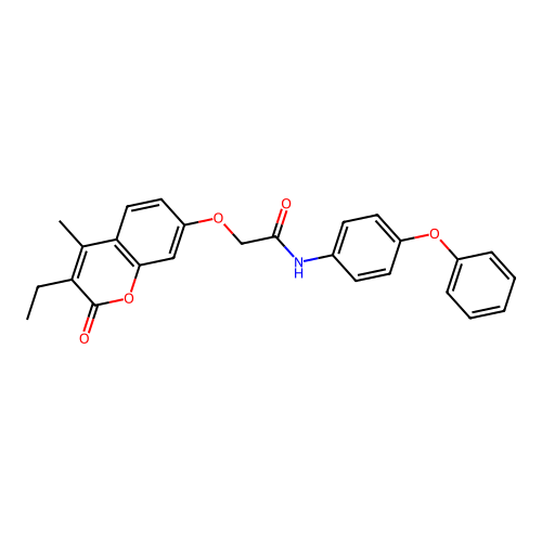 2-((3-ethyl-4-methyl-2-oxo-2H-chromen-7-yl)oxy)-N-(4-phenoxyphenyl)acetamide structure
