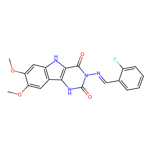 C19H15FN4O4 structure