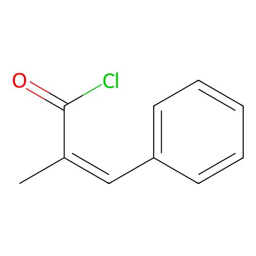 alpha-Methylcinnamoylchloride structure