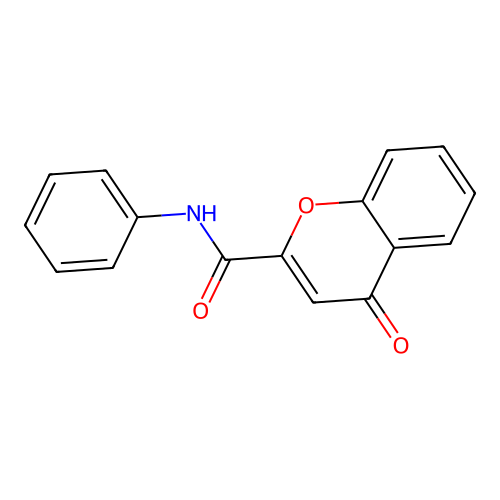 4-Oxo-N-phenyl-4H-chromene-2-carboxamide structure