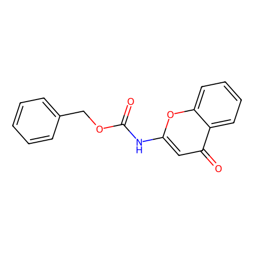 Benzyl (4-oxo-4H-chromen-2-yl)carbamate structure