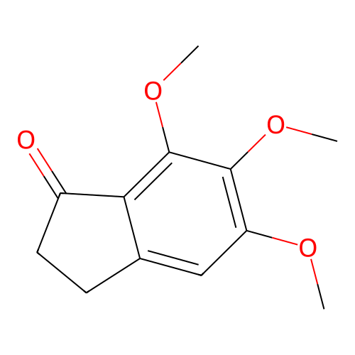 5,6,7-Trimethoxy-1-indanone structure