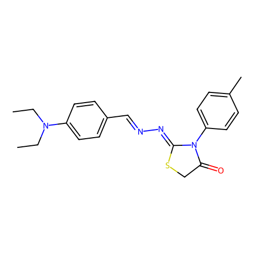 C21H24N4OS structure