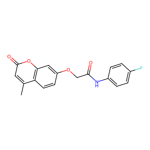 N-(4-fluorophenyl)-2-((4-methyl-2-oxo-2H-chromen-7-yl)oxy)acetamide structure