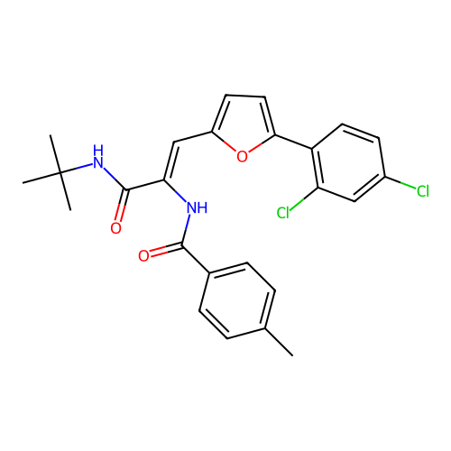 C25H24Cl2N2O3 structure