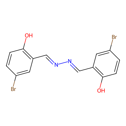 5-Bromo-2-hydroxybenzaldehyde (5-bromo-2-hydroxybenzylidene)hydrazone structure