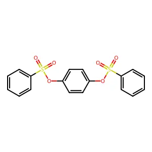 1,4-Bis(benzenesulfonyloxy)benzene structure