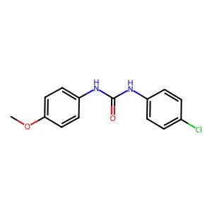 1-(4-Chlorophenyl)-3-(4-methoxyphenyl)urea structure