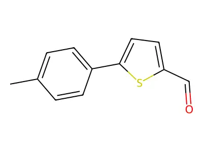 5-(4-Methylphenyl)thiophene-2-carbaldehyde structure