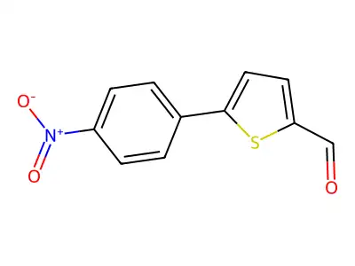 5-(4-Nitrophenyl)thiophene-2-carbaldehyde structure