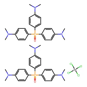 Tin,4',4''-phosphinylidynetris[N,N-dimethylbenzenamine]-O]- structure