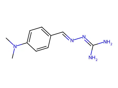 Amino(2-(4-(Dimethylamino)Benzylidene)Hydrazinyl)Methaniminium Chloride structure