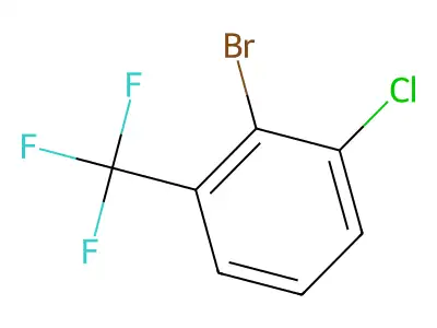 3-Bromo-2-chlorobenzotrifluoride structure