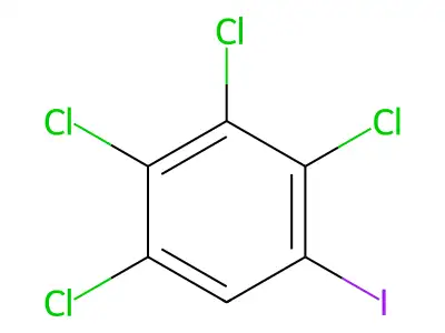1,2,3,4-Tetrachloro-5-iodobenzene structure