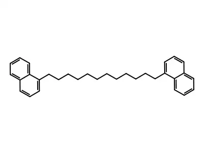 Naphthalene, 1,1'-(1,12-dodecanediyl)bis- structure