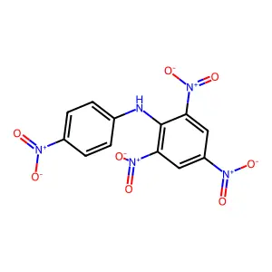 2,4,6-Trinitro-N-(4-nitrophenyl)aniline structure