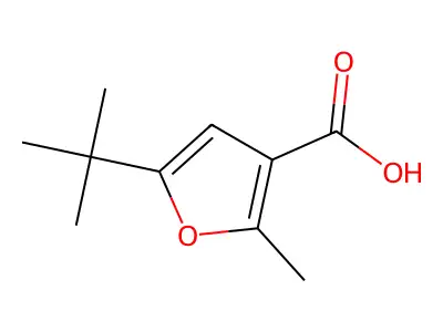 5-(tert-Butyl)-2-methyl-3-furoic acid structure