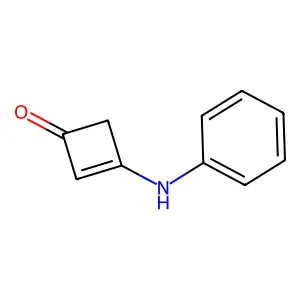 3-Anilino-2-cyclobuten-1-one structure