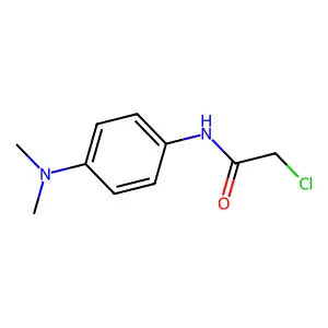 2-chloro-N-[4-(dimethylamino)phenyl]acetamide structure