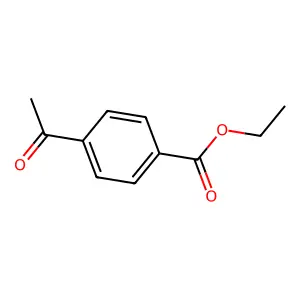 Ethyl 4-acetylbenzoate structure
