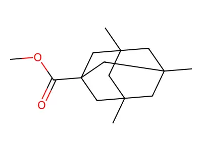 Methyl 3,5,7-trimethyladamantane-1-carboxylate structure