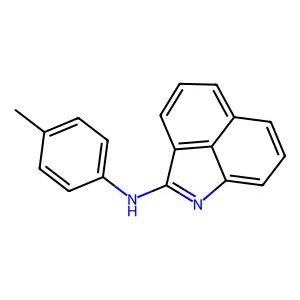 N-(4-methylphenyl)benzo[cd]indol-2-amine structure