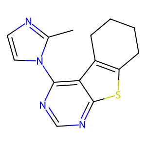 4-(2-Methylimidazol-1-yl)-5,6,7,8-tetrahydro-[1]benzothiolo[2,3-d]pyrimidine structure