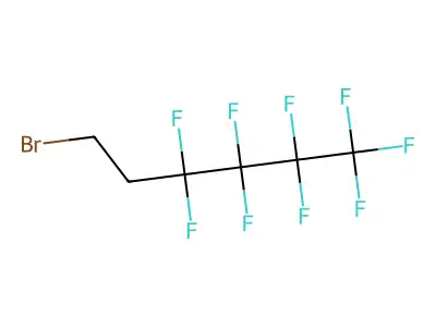 1-Bromo-3,3,4,4,5,5,6,6,6-nonafluorohexane structure