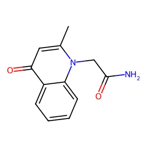 2-(2-methyl-4-oxoquinolin-1(4H)-yl)acetamide structure