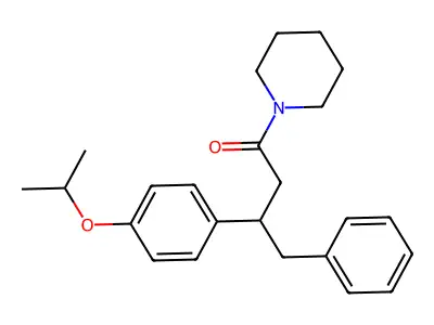 4-Phenyl-1-piperidin-1-yl-3-(4-propan-2-yloxyphenyl)butan-1-one structure