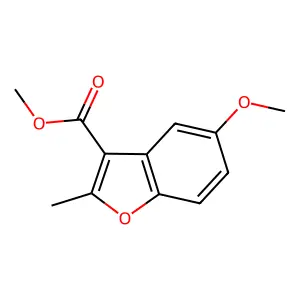 Methyl 5-methoxy-2-methyl-1-benzofuran-3-carboxylate structure