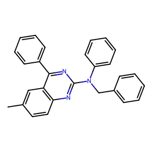 N-benzyl-6-methyl-N,4-diphenylquinazolin-2-amine structure