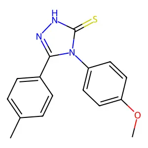 4-(4-methoxyphenyl)-5-(4-methylphenyl)-4H-1,2,4-triazole-3-thiol structure