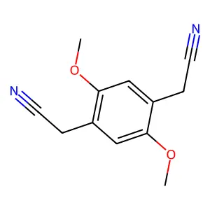 2,5-Dimethoxybenzene-1,4-diacetonitrile structure