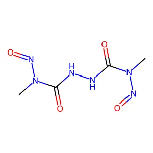 N1,N2-Dimethyl-N1,N2-dinitroso-1,2-hydrazinedicarboxamide structure