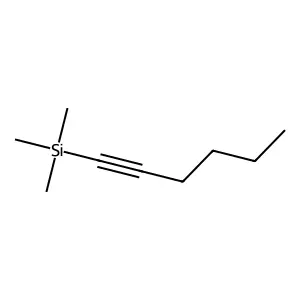 1-(Trimethylsilyl)-1-hexyne structure