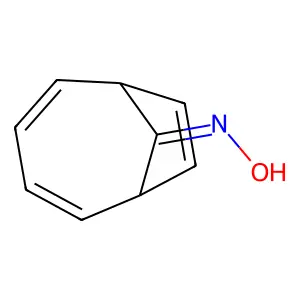 N-(9-bicyclo[4.2.1]nona-2,4,7-trienylidene)hydroxylamine structure
